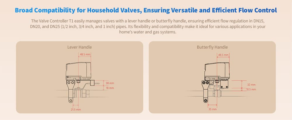 Aqara ventil na vodu rozmet